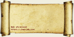 Jana Kolak vizit kartica